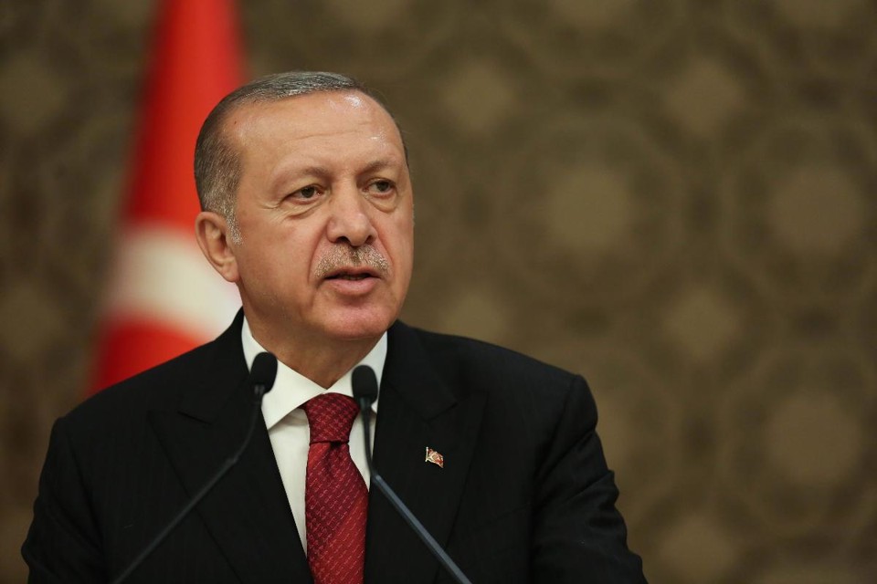 Presidente da Turquia, Recep Tayyip Erdogan, falou sobre o caso Khashoggi no Parlamento turco nesta terça-feira | Arif Akdogan/Bloomberg