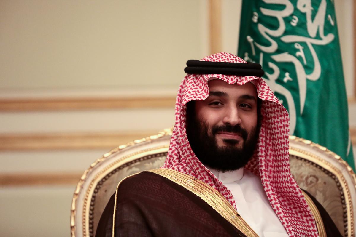 Mohammed bin Salman, príncipe herdeiro da Arábia Saudita, durante uma reunião bilateral com a primeira-ministra do Reino Unido, Theresa May, em Riade, Arábia Saudita | Simon Dawson/Bloomberg