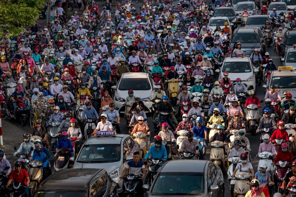 Movimento em rua de Hanoi, capital do Vietnã. País apostava no TPP para ampliar presença no mercado americano | Linh Pham/Washington Post