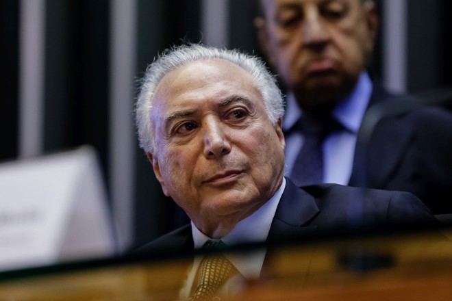 Temer discursou durante o feriado de Proclamação da República. | Marcos Corrêa/PR