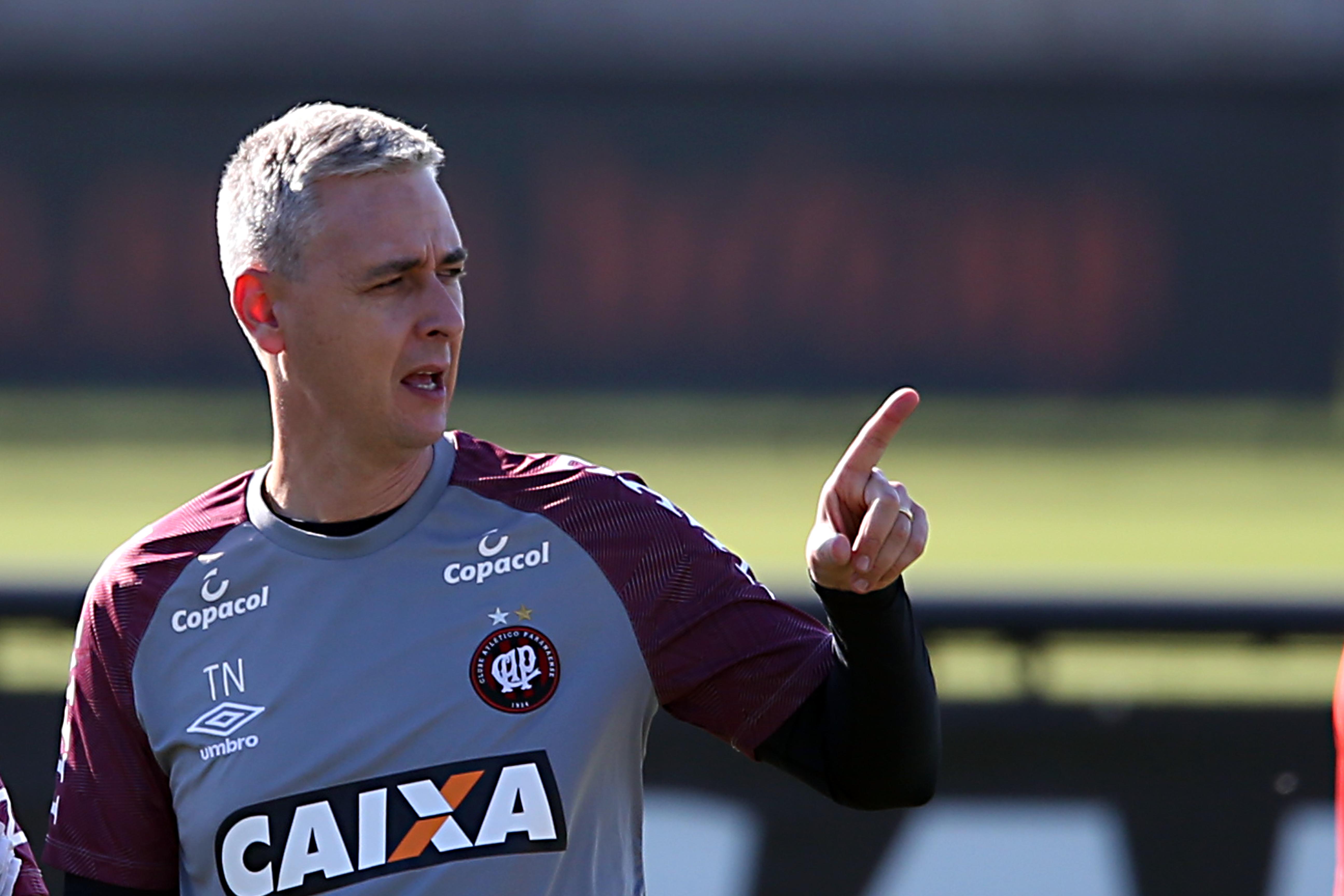Tiago Nunes, técnico do Atlético. | Albari Rosa/Gazeta do Povo