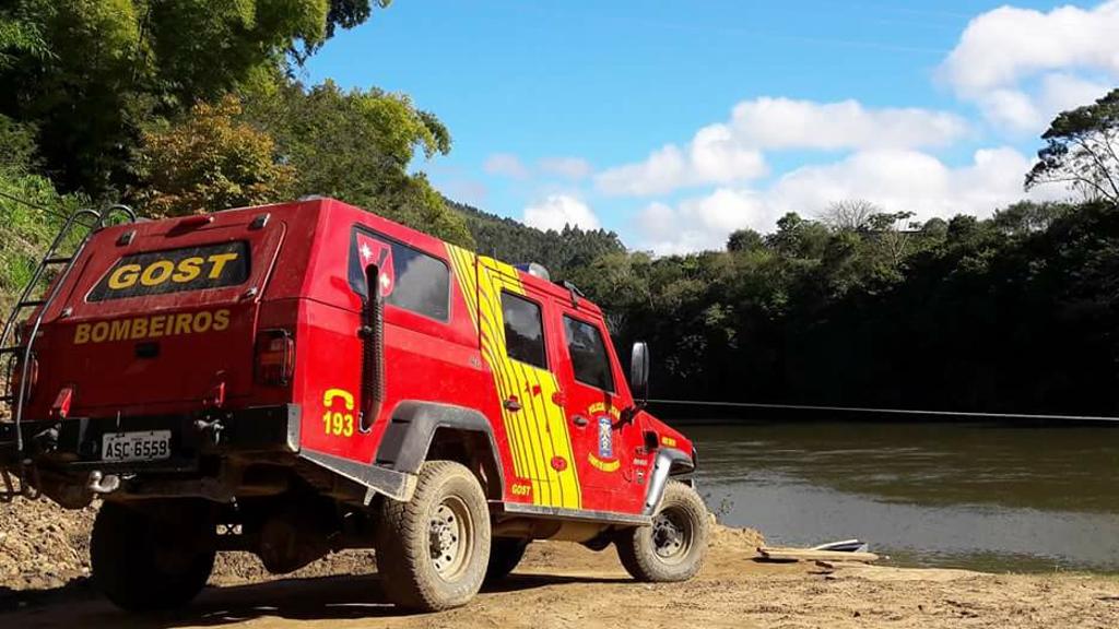 Equipe do Gos faz buscas em Adrianópolis. | Gost / Corpo de Bombeiros./