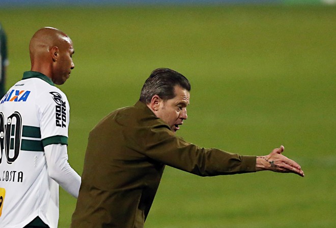 Argel Fucks no jogo do Coritiba contra o Goiás. | Albari Rosa/Gazeta do Povo