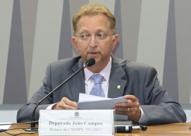 Ex-escrivão e delegado da Polícia Civil de Goiás, João Campos tem atuação parlamentar voltada a temas como defesa da família. | Waldemir Barreto/ Agência Senado