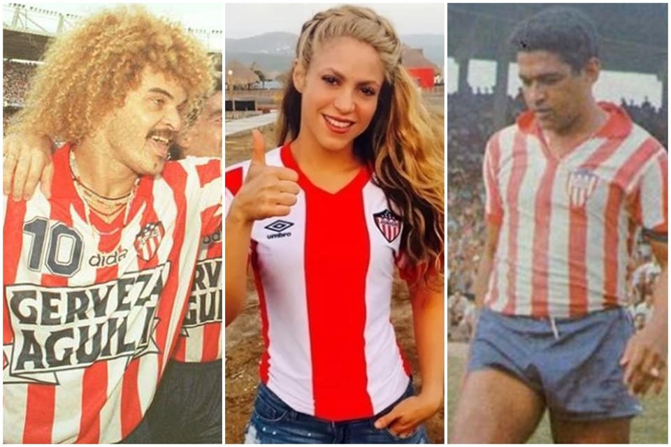 Valderrama, Shakira e Garrincha são nomes famosos ligados ao Junior Barranquilla. | /