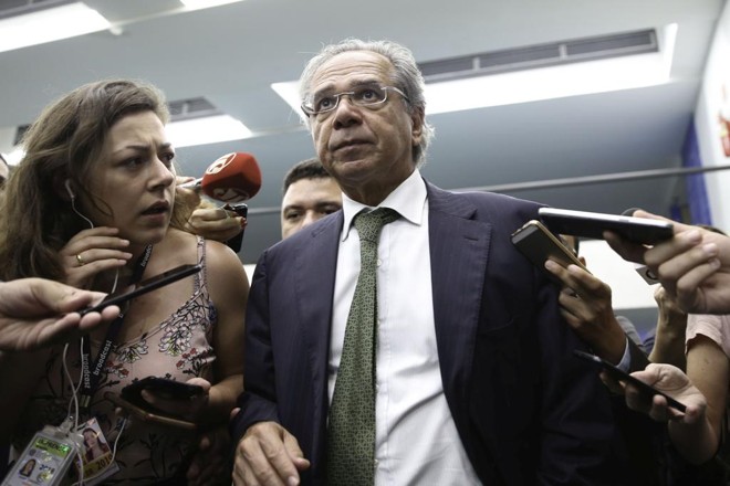 Em seis anos, o economista Paulo Guedes captou R$ 1 bilhão de fundos de pensão geridos por apadrinhados do PT e do PMDB. | Fabio Rodrigues Pozzebom/Agência Brasil