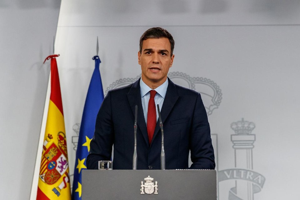 Primeiro-ministro espanhol, Pedro Sanchez, anuncia que a Espanha dará aval ao acordo do Brexit | STRINGER/AFP