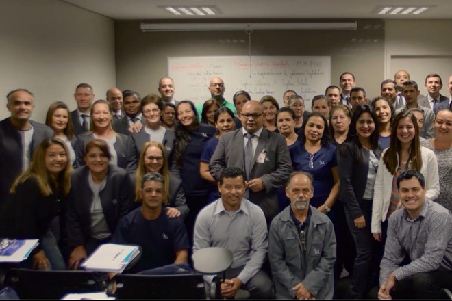 A turma do “Alfabetizando e Derrubando Barreiras” | Natalia Amend Rocha/