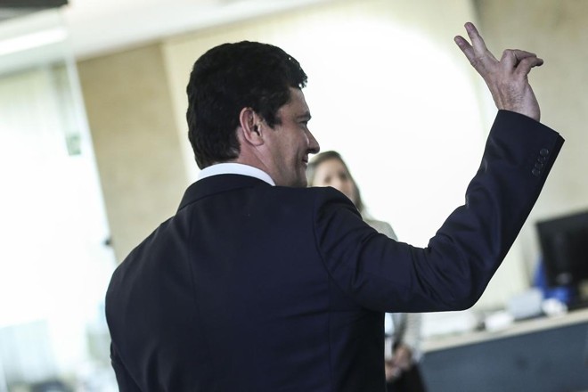Moro está oficialmente de férias da magistratura e foi para a capital federal para dar início à transição | Antônio Cruz/Agência Brasil