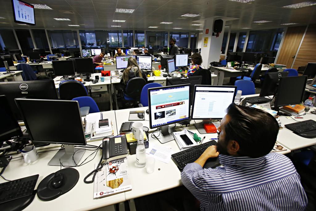 Redação da Gazeta do Povo no Tarumã. | Alexandre Mazzo/Gazeta do Povo