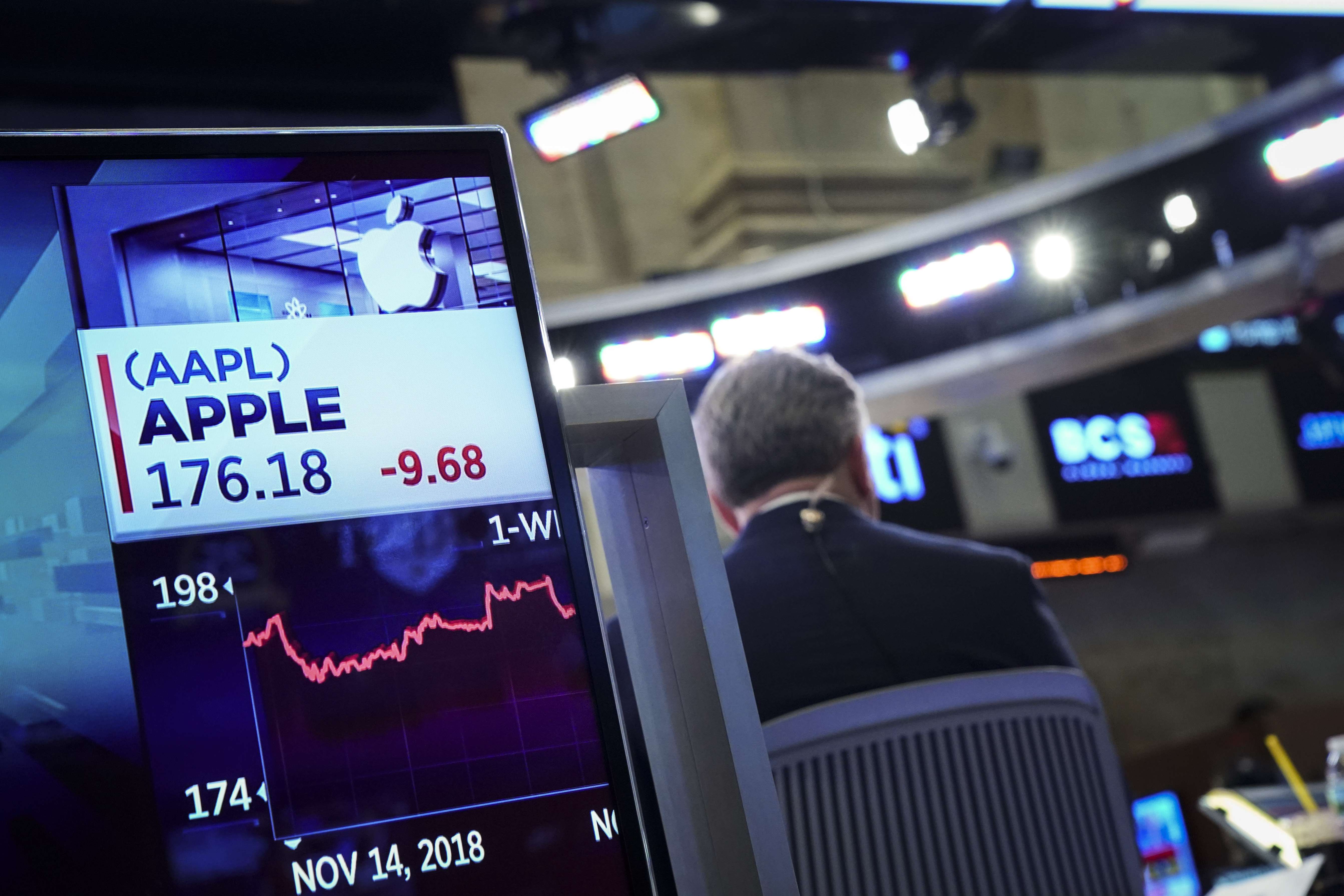 Ações das empresas de tecnologia em período de queda | Drew Angerer/AFP