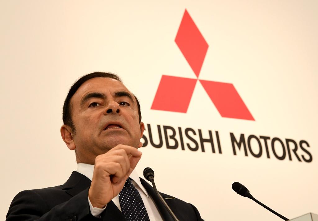 Carlos Ghosn: afastado da presidência do conselho da Mitisubishi. | TOSHIFUMI KITAMURA/AFP