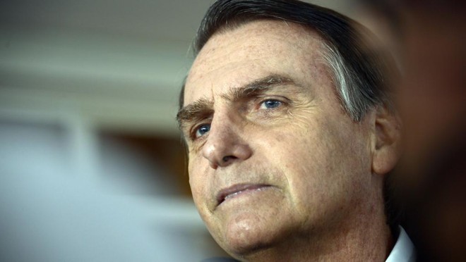 Jair Bolsonaro (PSL) foi eleito presidente da República, no domingo (28), com 55% dos votos. | Tânia Rêgo/Agência Brasil