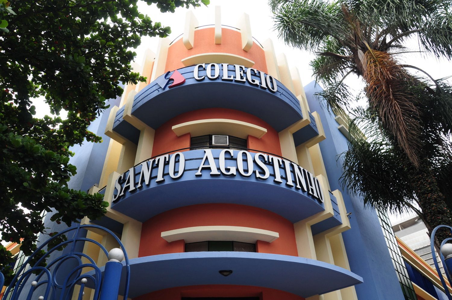 Fachada do Colégio Santo Agostinho, em Belo Horizonte | Divulgação