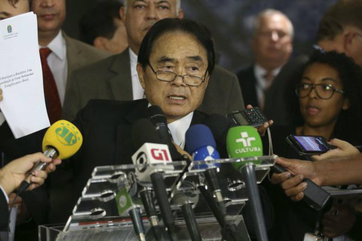 O coordenador da Frente Parlamentar Evangélica, Deputado Takayama | Valter Campanato/Agência Brasil