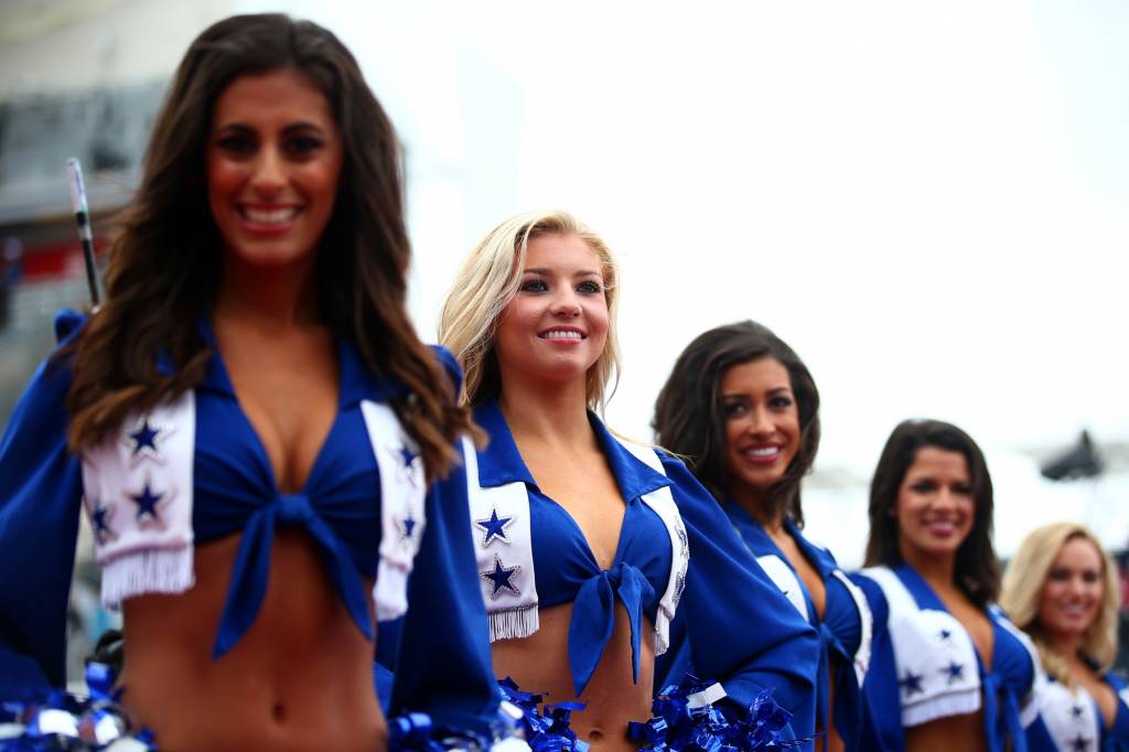 Grid Girls barradas em São Paulo. | /Lars Baron/AFP