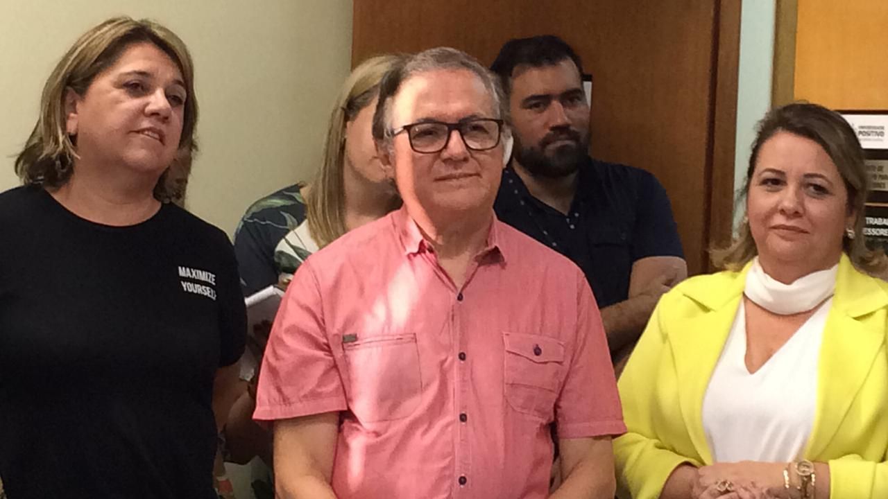 Ricardo Vélez Rodriguez, na Universidade Positivo, em Londrina, nesta segunda-feira (26) | Fábio Calsavara /Especial para a Gazeta do Povo