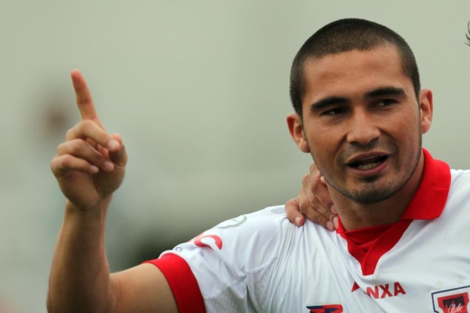Itaqui durante passagem pelo Tricolor, em 2011 | Walter Alves / AGÊNCIA DE NOTICI/Walter Alves / AGÊNCIA DE NOTICI