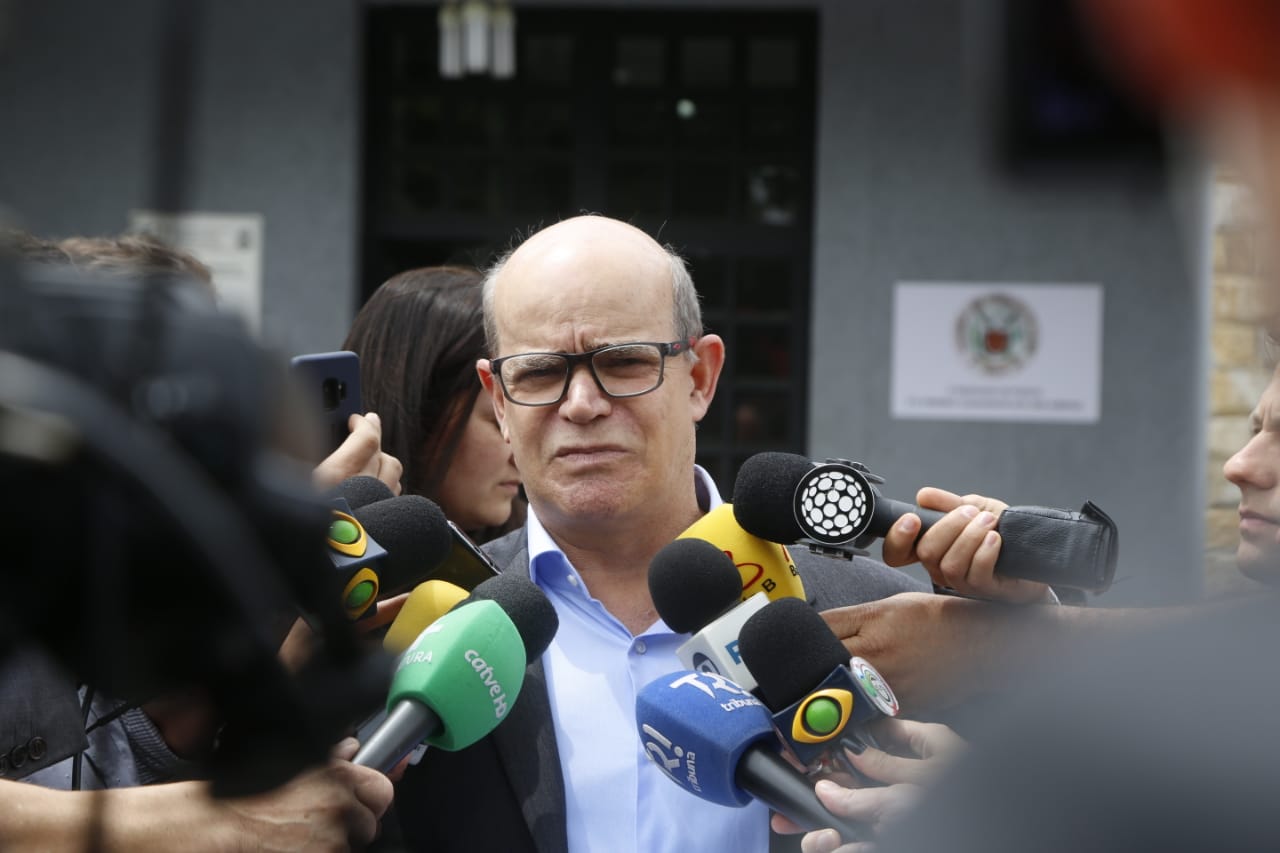 Delegado Amadeu Trevisan afirma que mais pessoas podem ser presas por envolvimento na morte do jogador Daniel. | Átila Alberti/Tribuna do Paraná