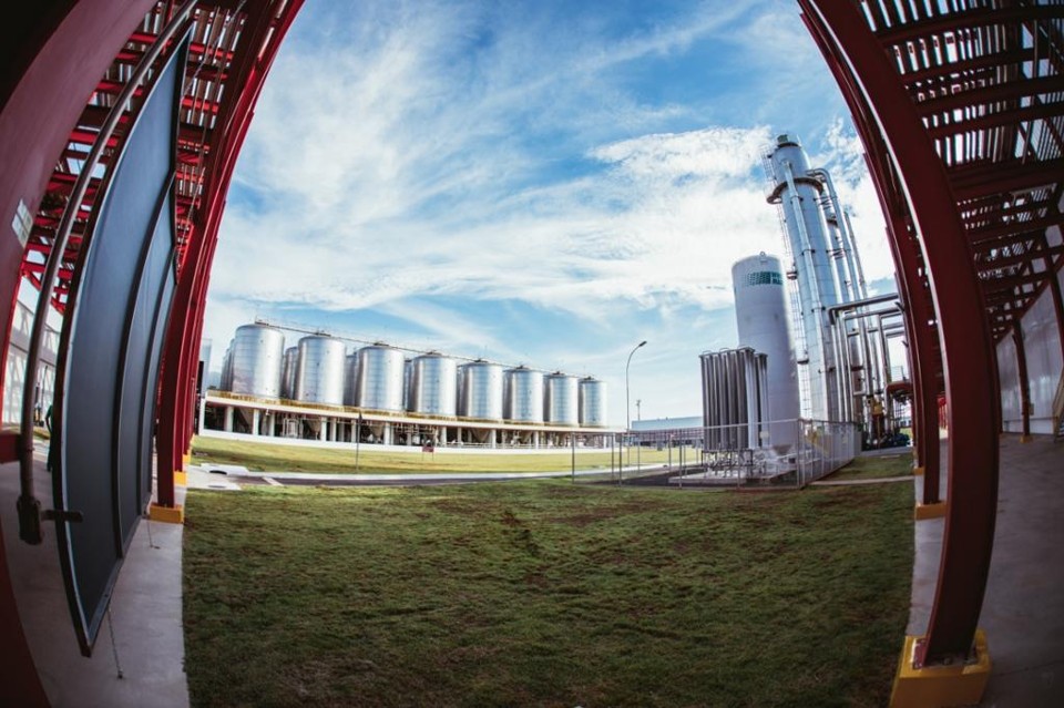 Fábrica da Ambev em Uberlândia (MG). Usina solar vai abastecer estrutura e mais 13 centros de distribuição. | Divulgação/