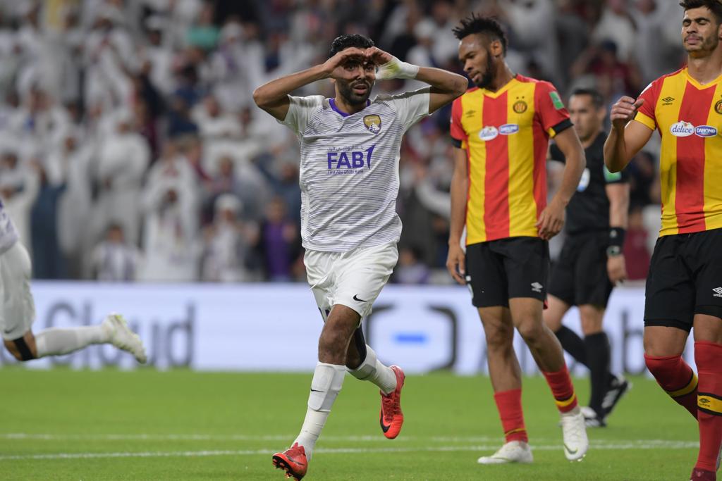 El Shahat comemora o gol do Al Ain. | GIUSEPPE CACACE/AFP