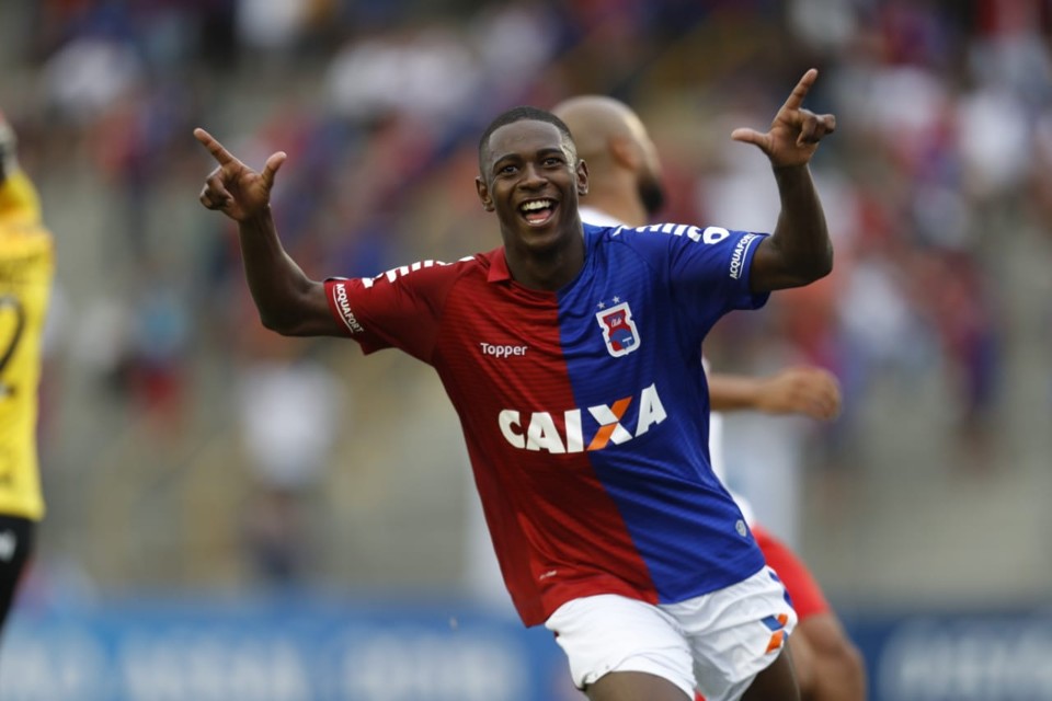 Jhonny Lucas, autor do gol paranista. | Jonathan Campos/Gazeta do Povo