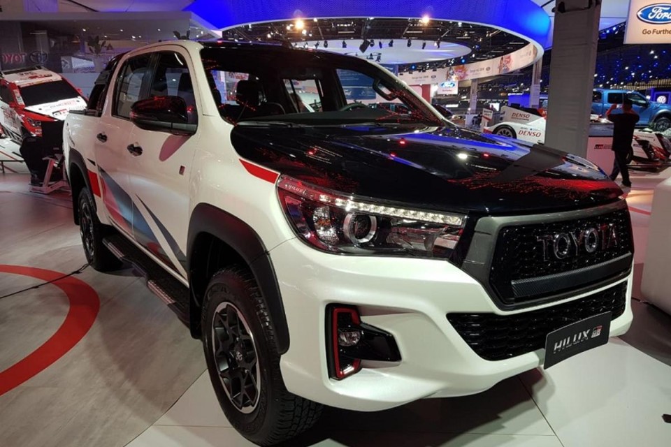 A Hilux GR Sport foi um dos destaques da Toyota no Salão de São Paulo, em novembro. | Renyere Trovão / Gazeta do Povo