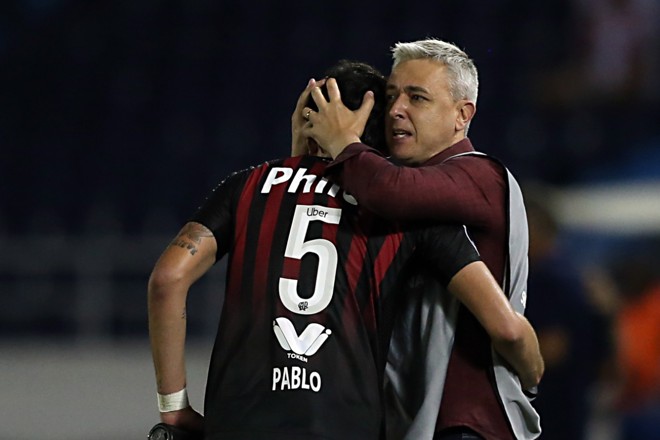 Nunes e Pablo, do Atlético. | Albari Rosa/Gazeta do Povo