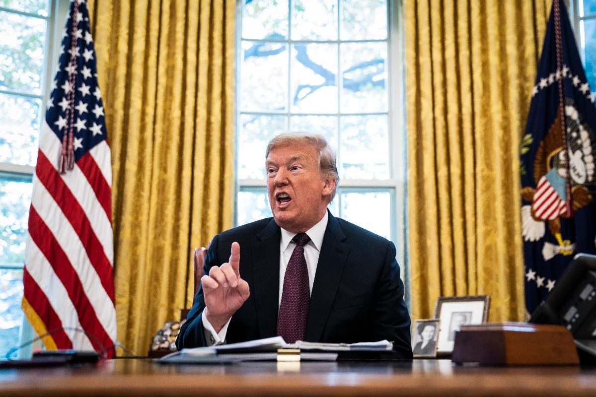 Presidente dos EUA, Donald Trump, assinou a Lei Nicaraguense de Condicionalidade de Investimento | Jabin Botsford/The Washington Post