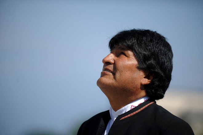Presidente da Bolívia desde 2006, Evo Morales teve que recorrer à justiça para conseguir disputar o quarto mandato consecutivo | YAMIL LAGE/AFP