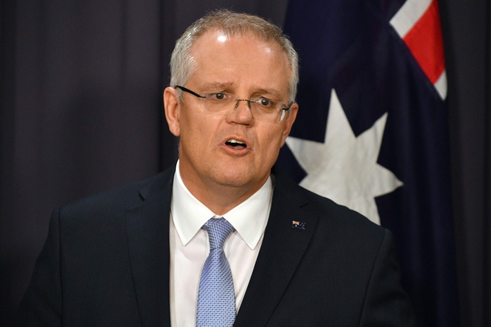 O primeiro-ministro da Austrália, Scott Morrison, anunciou decisão de reconhecer Jerusalém como capital de Israel. | SAEED KHAN/AFP
