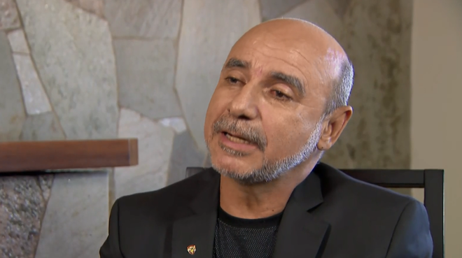 Fabrício Queiroz, ex-assessor de Flávio Bolsonaro, em entrevista ao SBT. | Reprodução/SBT