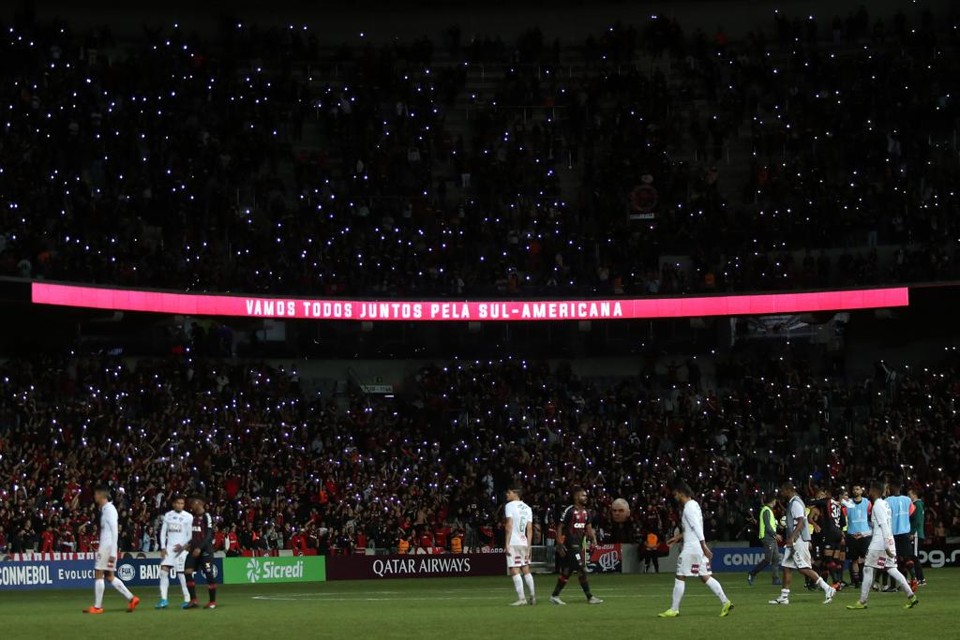 Arena da Baixada na semifinal da Sul-Americana com o Fluminense. | Albari Rosa/Gazeta do Povo