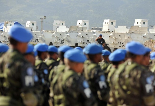 Tropa de boinas azuis da missão de paz da ONU no Haiti, comandada pelo Brasil: seis integrantes para o governo Bolsonaro. | Marcello Casal Júnior/Agência Brasil