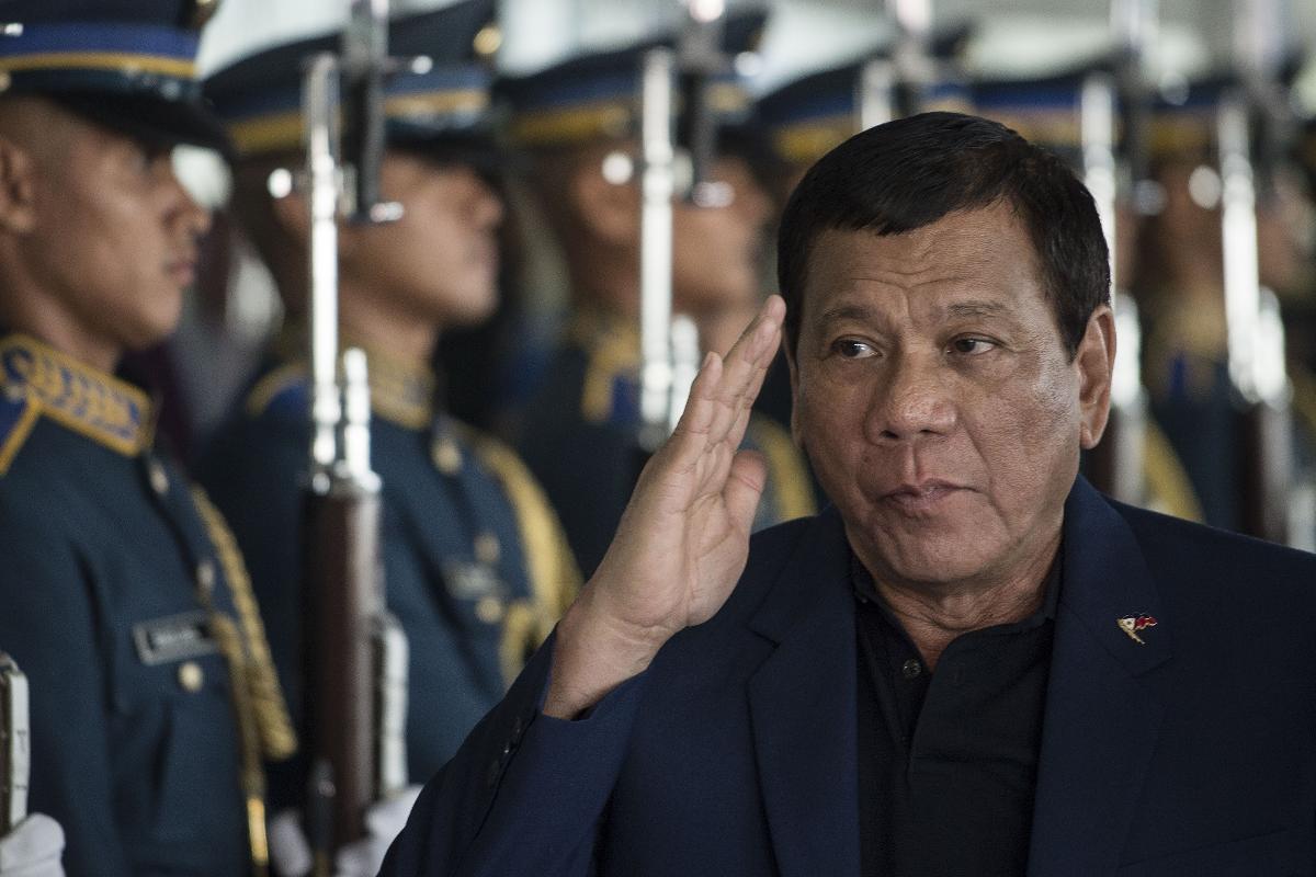 O presidente das Filipinas, Rodrigo Duterte, em foto de maio de 2017, em Manila, capital do país | NOEL CELIS / AFP