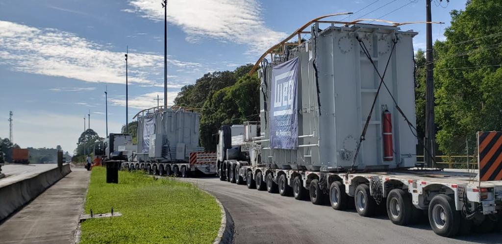 Largura dos dois caminhões é de 3,8 metros | Ecovia/Divulgação