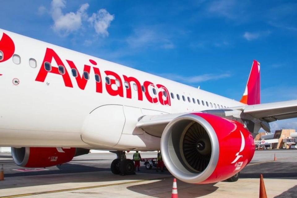 Airbus 320 da Avianca. A empresa, por enquanto, está conseguindo operar normalmente. | Divulgação/Avianca Brasil