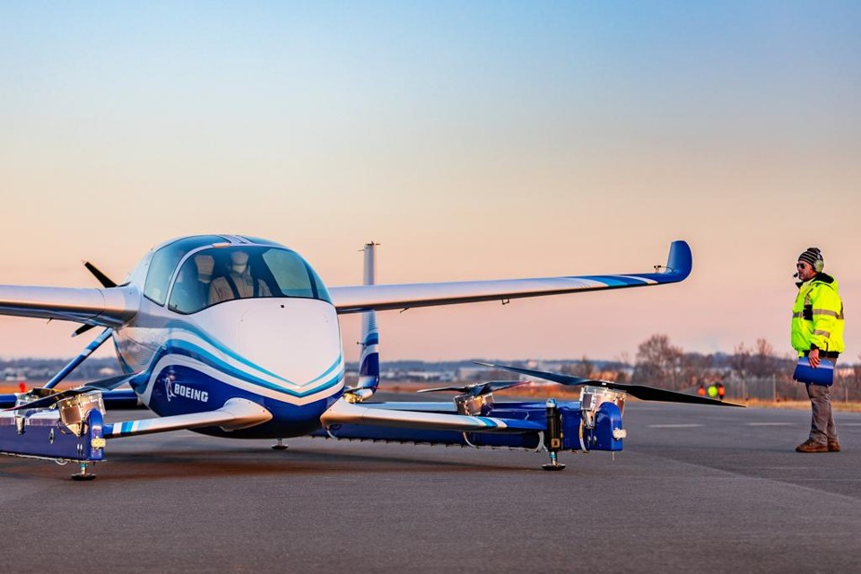 Carro voador da NeXt, spinoff de mobilidade urbana da Boeing | Hand-out/Boeing