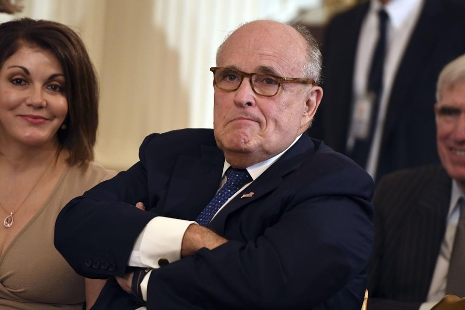 Rudy Giuliani, advogado do presidente americano Donald Trump, em foto de julho de 2018 |  SAUL LOEB / AFP