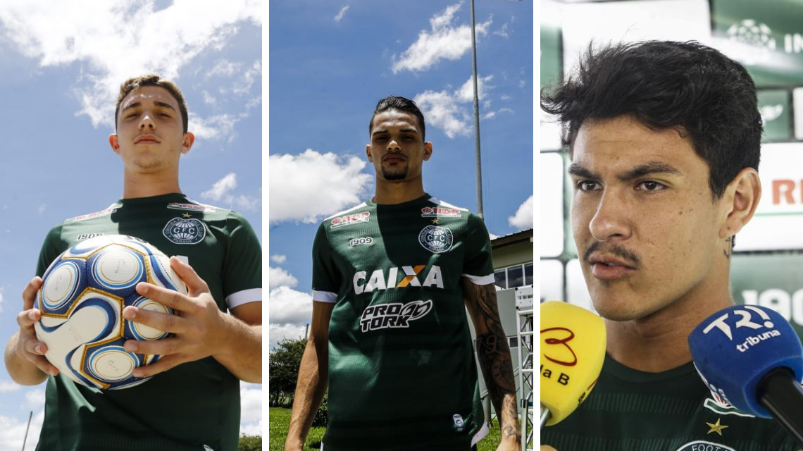 Nathan, Pablo Thomaz e Matheus Bueno: as jovens apostas do Coritiba em 2019 | André Rodrigues/Gazeta do Povo