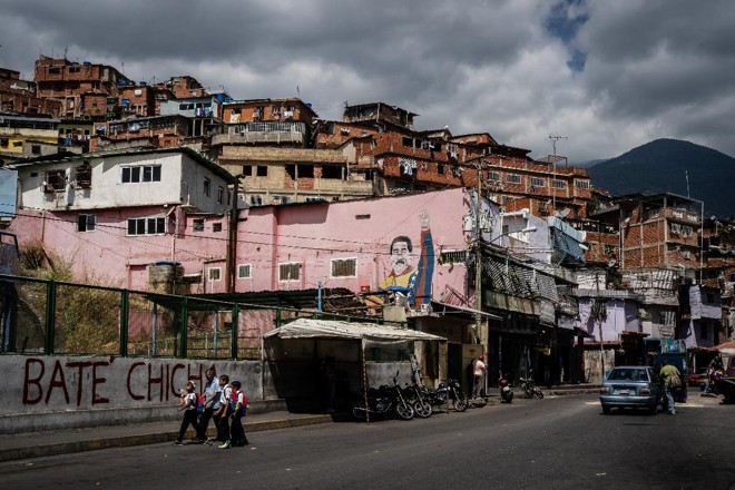 Bairro de José Felix Ribas na favela de Petare, em Caracas, Venezuela | Ignacio Marin / Bloomberg