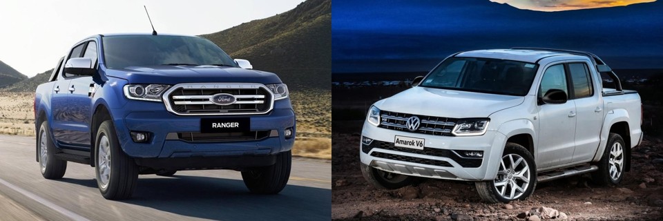 Lyle Watters, presidente da Ford América do Sul, disse que as picapes envolvidas nessa primeira fase serão a Ford Ranger e a Volkswagen Amarok . | BILL PUGLIANO/AFP