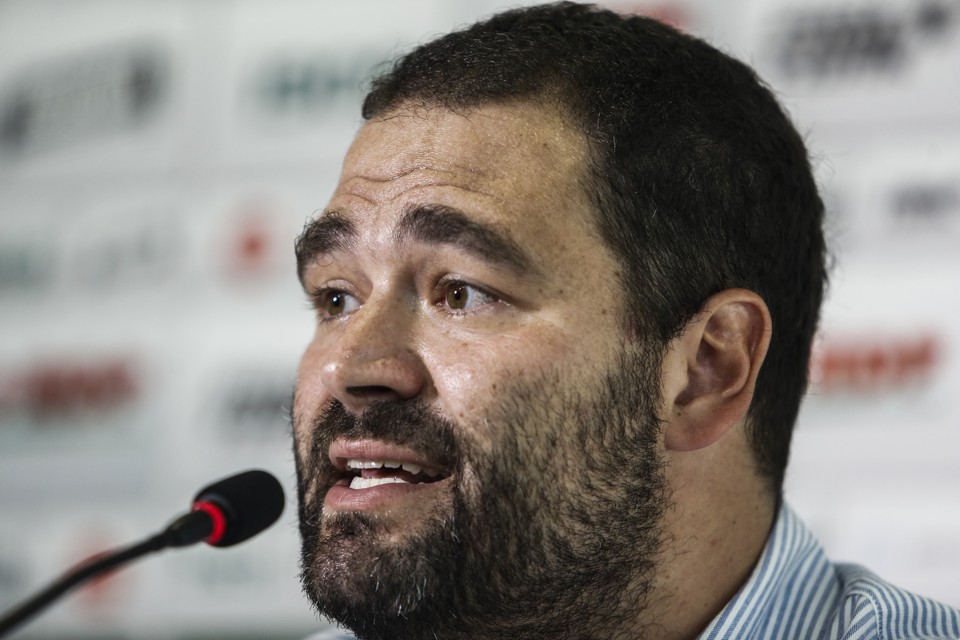 Coritiba compara “torcida humana” do Athletico com “ditadura fascista” Samir Namur, presidente do Coritiba. | André Rodrigues/Gazeta do Povo