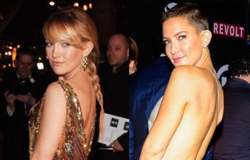 A atriz Kate Hudson em uma das postagens que fez para o desafio. | Reprodução Instagram/