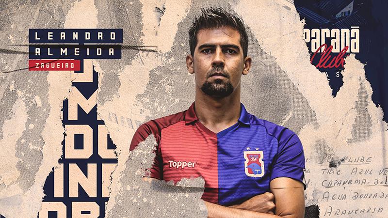 Leandro Almeida reforça o Paraná em 2019. | Divulgação/Paraná Clube