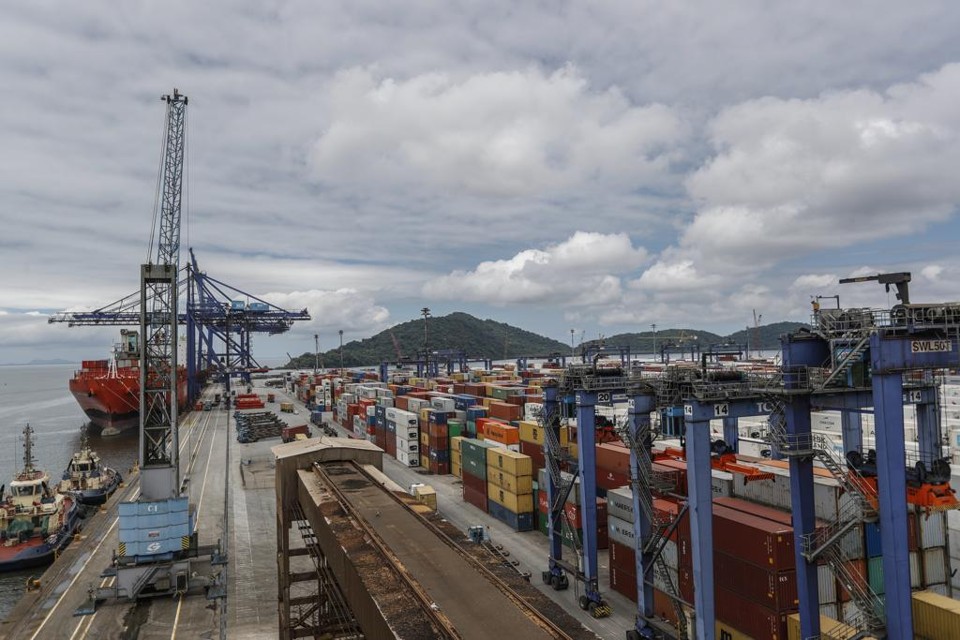 Terminal de Contêineres do Porto de Paranaguá. | Jonathan Campos/Gazeta do Povo