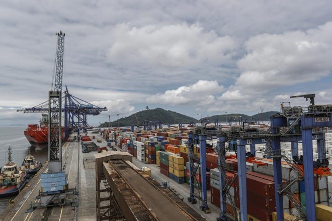 Terminal de Contêineres do Porto de Paranaguá. | Jonathan Campos/Gazeta do Povo