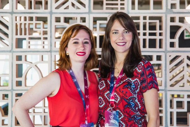 Carine Roos e Amanda Gomes, fundadoras da Escola Elas | /