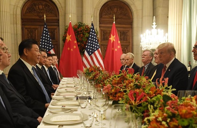 Xi Jinping e Trump: jantar após o G20 | SAUL LOEB/AFP