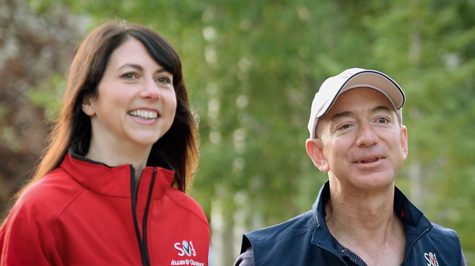 Mackenzie e Jeff Bezos | Reprodução/